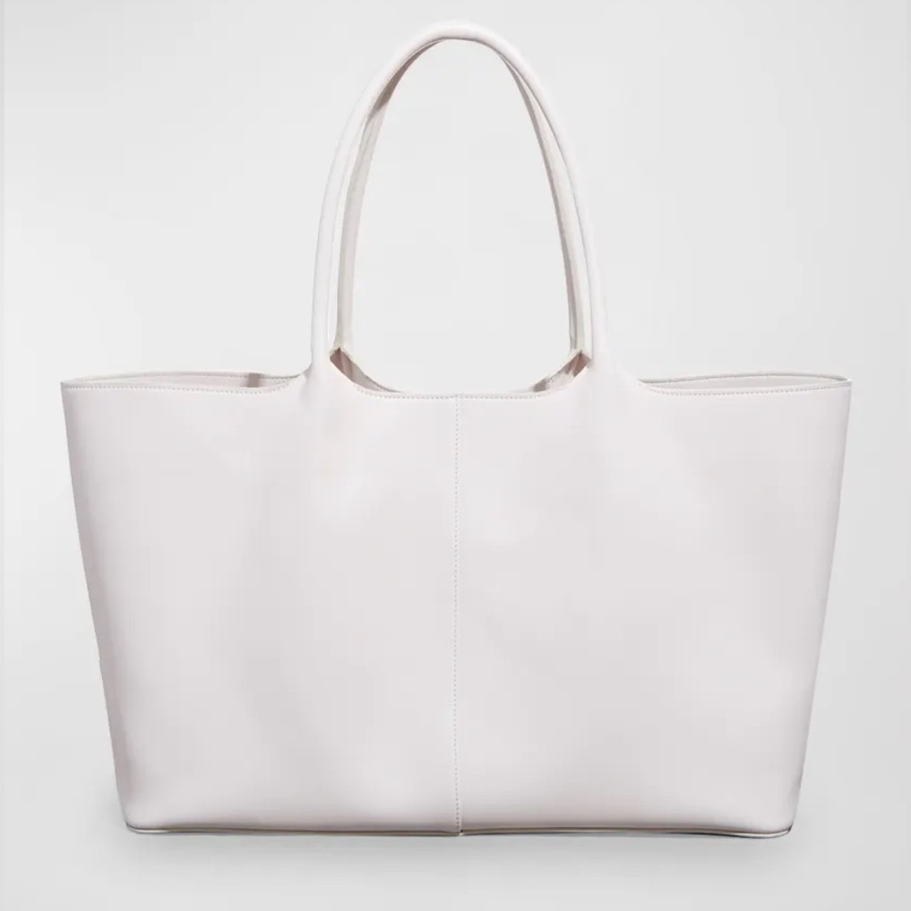 GABRIELA HEARST Mcewan Tote XL Oversized White Carryon Leather Bag Shopper Jumbo